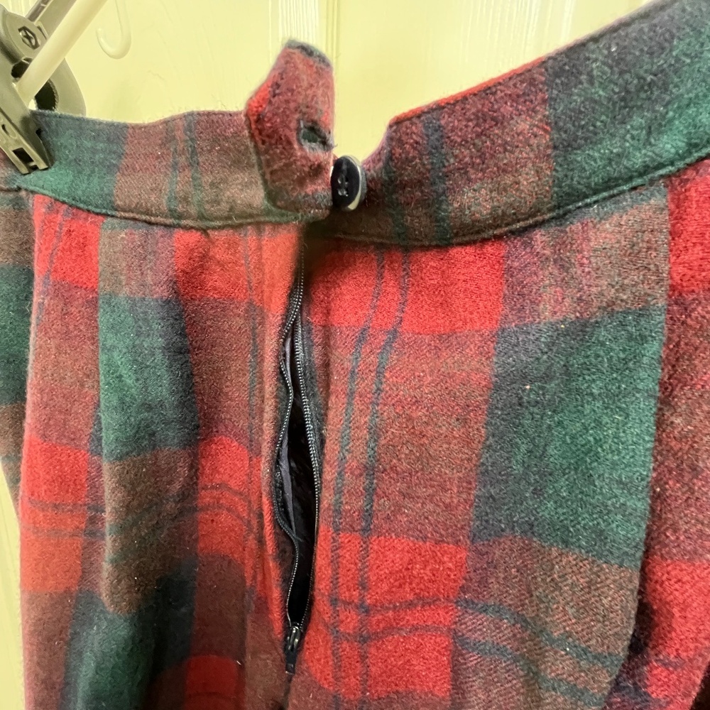 VTG Giorgio Sant' Angelo Wool Plaid Lined 14 x 27.5L - Picture 12 of 16